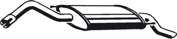 Глушитель выхлопных газов конечный ASMET 07.093