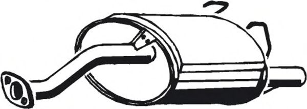 Глушитель выхлопных газов конечный ASMET 13.017