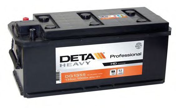 Стартерная аккумуляторная батарея; Стартерная аккумуляторная батарея DETA DG1355