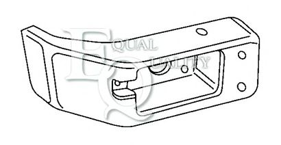 Облицовка, бампер EQUAL QUALITY P0992