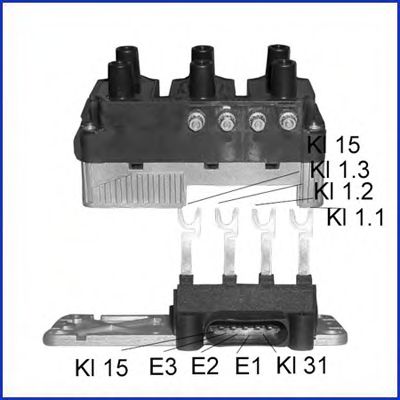 Катушка зажигания HITACHI 138437