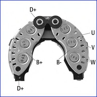 Выпрямитель, генератор HITACHI 139673