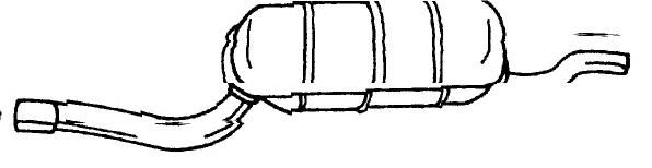 Глушитель выхлопных газов конечный SIGAM 12000