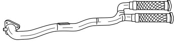 Труба выхлопного газа SIGAM 16152