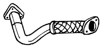 Труба выхлопного газа SIGAM 23114