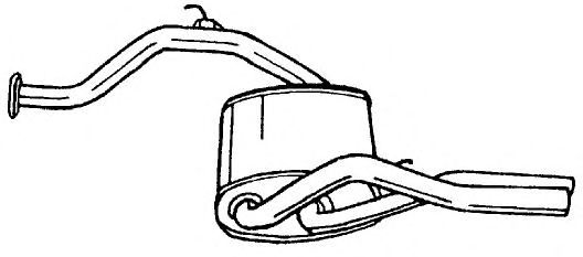 Глушитель выхлопных газов конечный SIGAM 23606