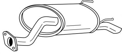 Глушитель выхлопных газов конечный SIGAM 23643