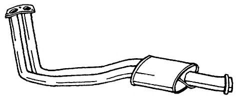 Труба выхлопного газа WALKER 16137