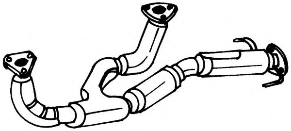 Труба выхлопного газа SIGAM 34118