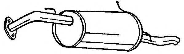 Глушитель выхлопных газов конечный SIGAM 34621