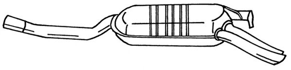 Глушитель выхлопных газов конечный SIGAM 35612