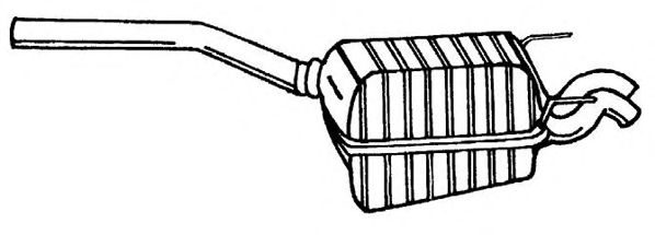 Глушитель выхлопных газов конечный SIGAM 35620