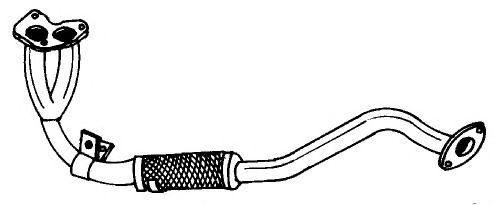 Труба выхлопного газа SIGAM 44112