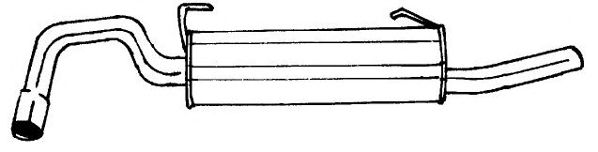 Глушитель выхлопных газов конечный SIGAM 53620