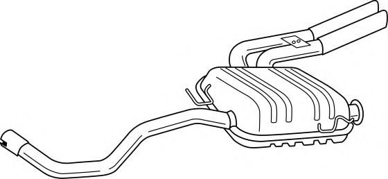 Глушитель выхлопных газов конечный SIGAM 61601