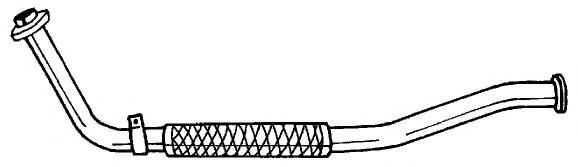 Труба выхлопного газа WALKER 13724