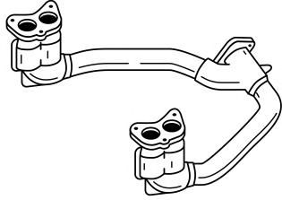 Труба выхлопного газа SIGAM 75102