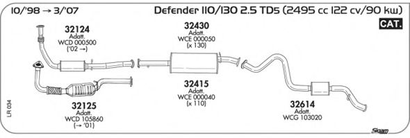 Система выпуска ОГ SIGAM LR034
