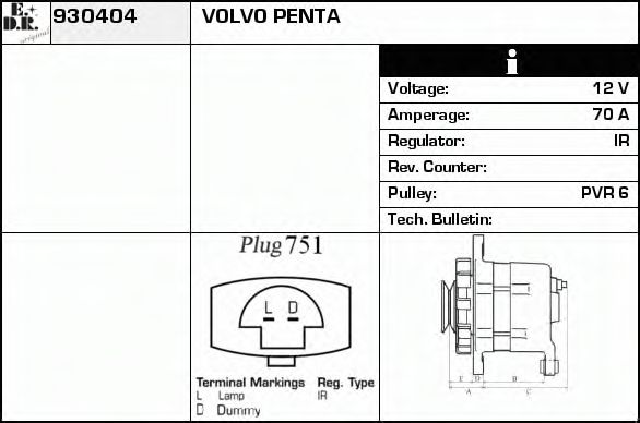 Генератор EDR 930404