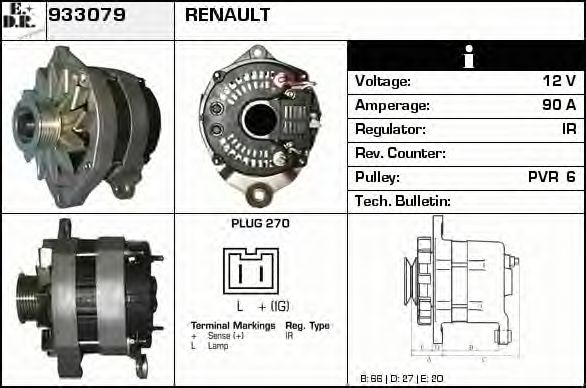 Генератор EDR 933079