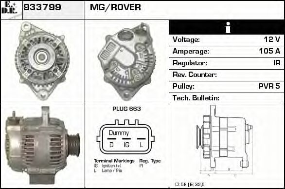 Генератор EDR 933799