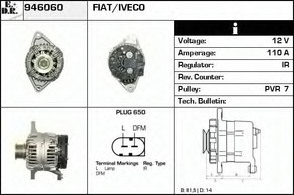 Генератор EDR 946060