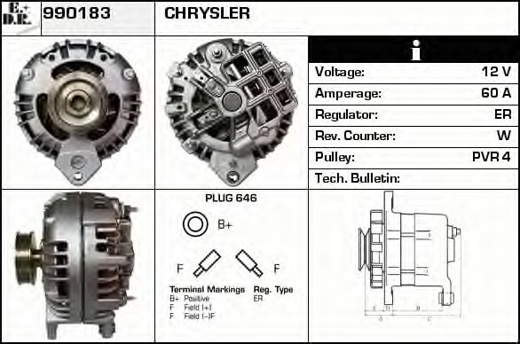 Генератор EDR 990183
