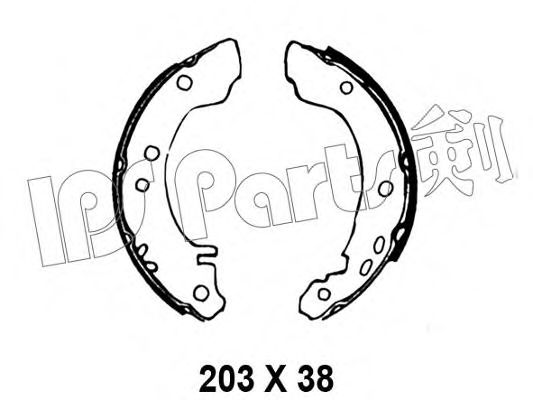 Тормозные колодки IPS Parts IBL-4010