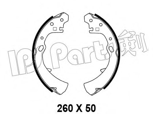Тормозные колодки IPS Parts IBL-4137