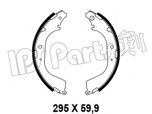 Тормозные колодки IPS Parts IBL-4205