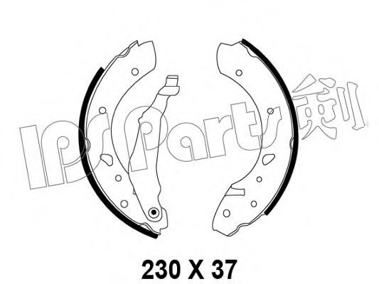 Тормозные колодки IPS Parts IBL-4216