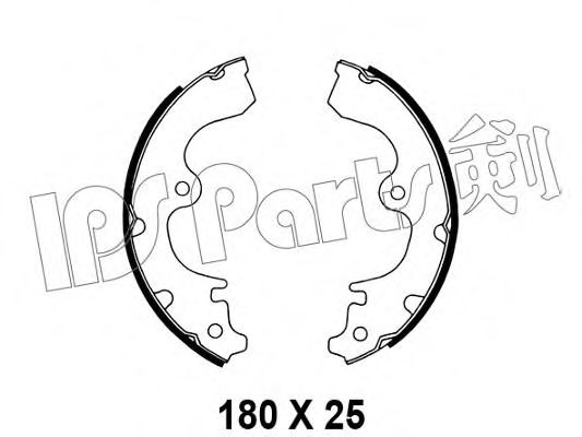 Тормозные колодки IPS Parts IBL-4236