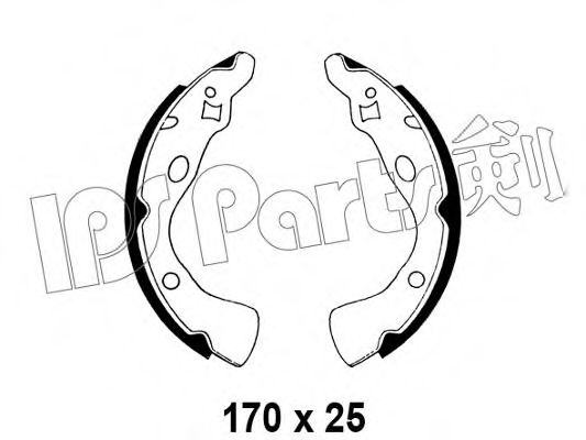 Тормозные колодки IPS Parts IBL-4330