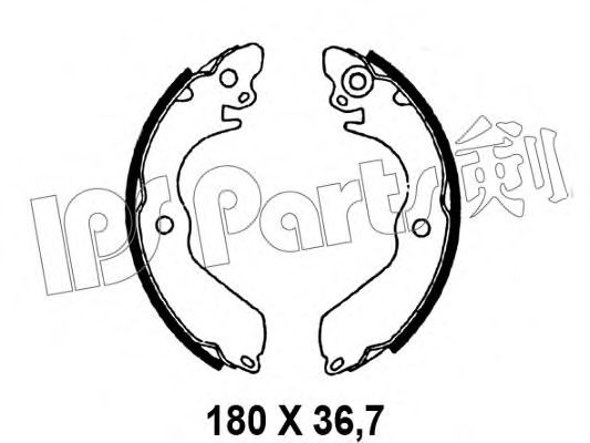 Тормозные колодки IPS Parts IBL-4587