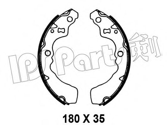 Тормозные колодки IPS Parts IBL-4613