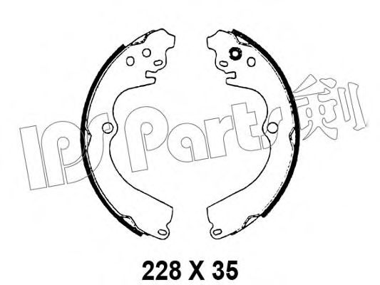 Тормозные колодки IPS Parts IBL-4798