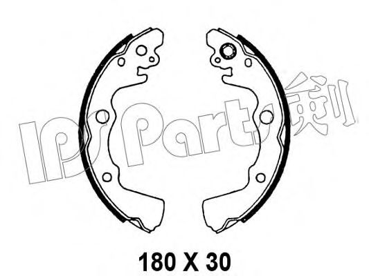 Тормозные колодки IPS Parts IBL-4799