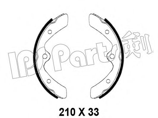 Тормозные колодки IPS Parts IBL-4800