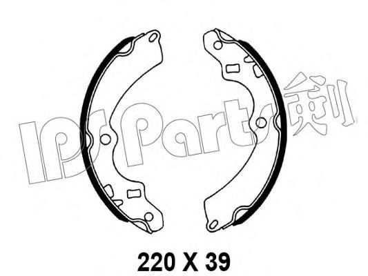Тормозные колодки IPS Parts IBL-4809