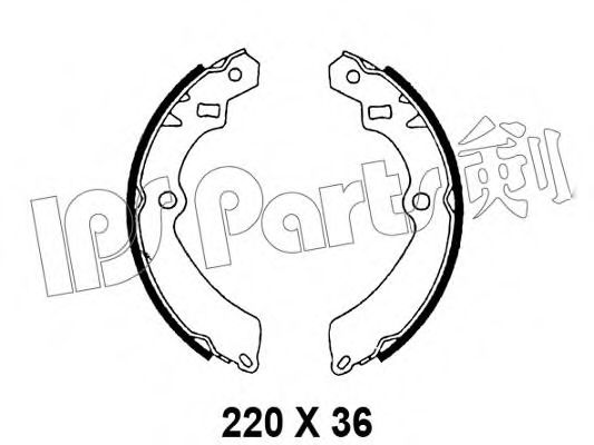 Тормозные колодки IPS Parts IBL-4814