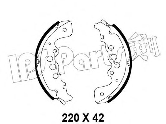 Тормозные колодки IPS Parts IBL-4818