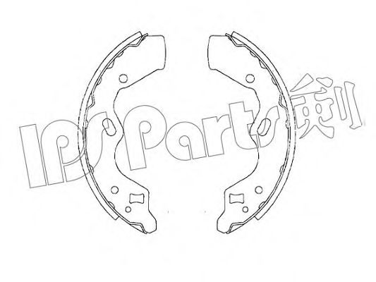 Тормозные колодки IPS Parts IBL-4K07