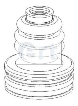 Комплект пылника, приводной вал ERT 500404