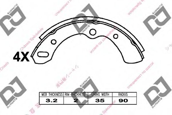 Комплект тормозных колодок MK Kashiyama K0033