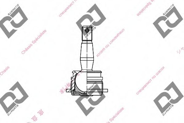 Несущий / направляющий шарнир DJ PARTS DB1015