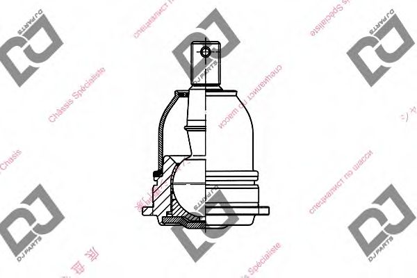 Несущий / направляющий шарнир DJ PARTS DB1025