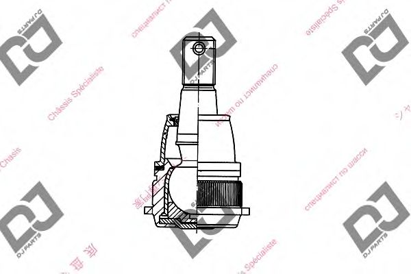 Несущий / направляющий шарнир DJ PARTS DB1030