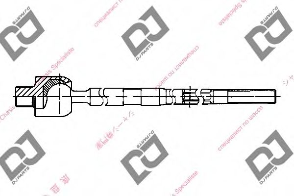 Осевой шарнир, рулевая тяга DJ PARTS DR1111