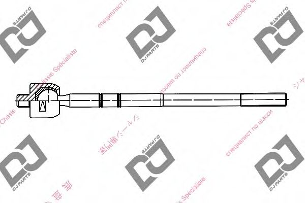 Осевой шарнир, рулевая тяга DJ PARTS DR1119