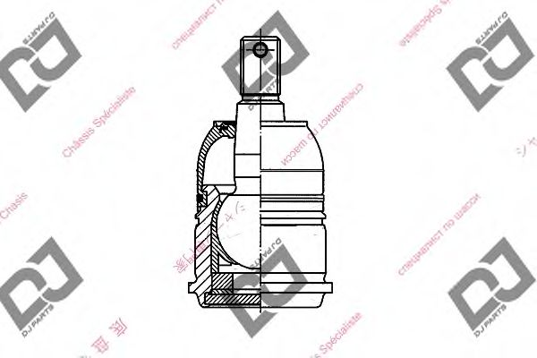 Несущий / направляющий шарнир DJ PARTS DB1048